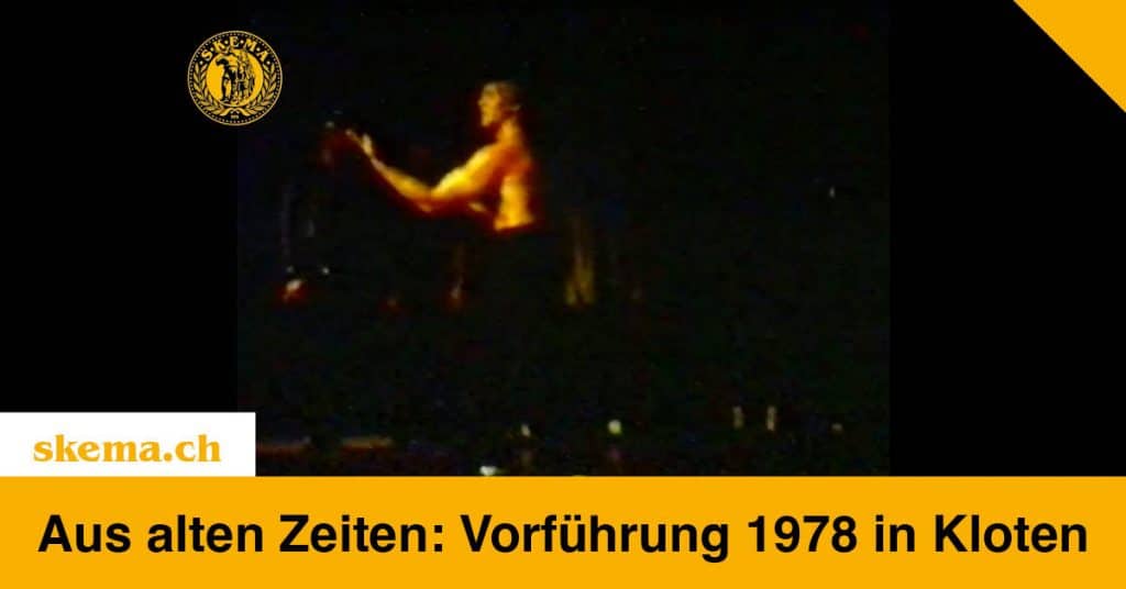 Aus alten Zeiten: Vorführung 1978 in Kloten